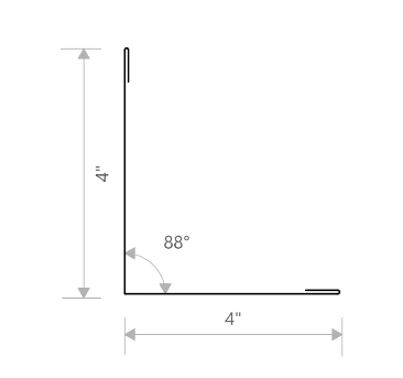 4x4 outside corner profile