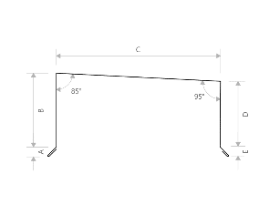 coping double drip flashing profile