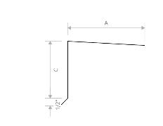 Coping Lock Standard Flashing Profile