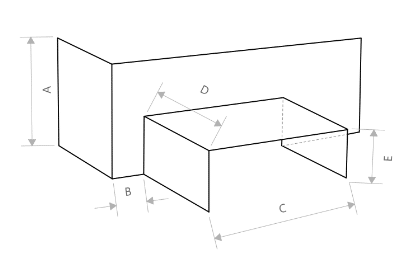 saddle offset flashing