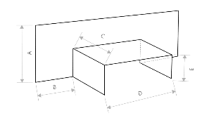 saddle rail wall flashing